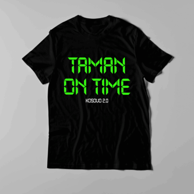 “Taman on Time” Black T-shirt