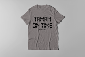 "Taman on Time" Gray T-shirt product image