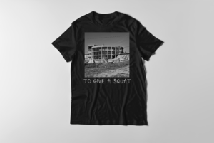 “To Give a Squat” Black T-shirt product image